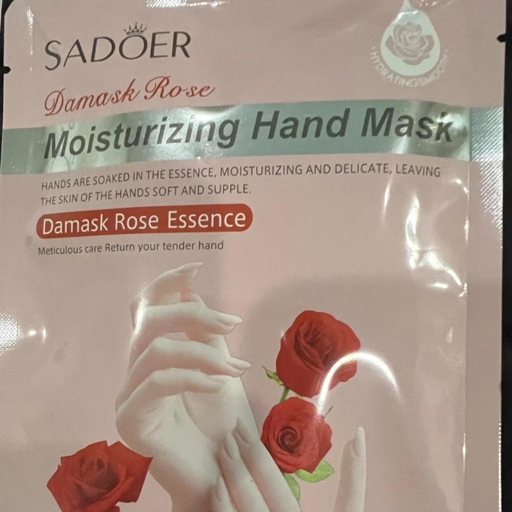 Sadoer Damask Rose Essence Hand Mask - Pink